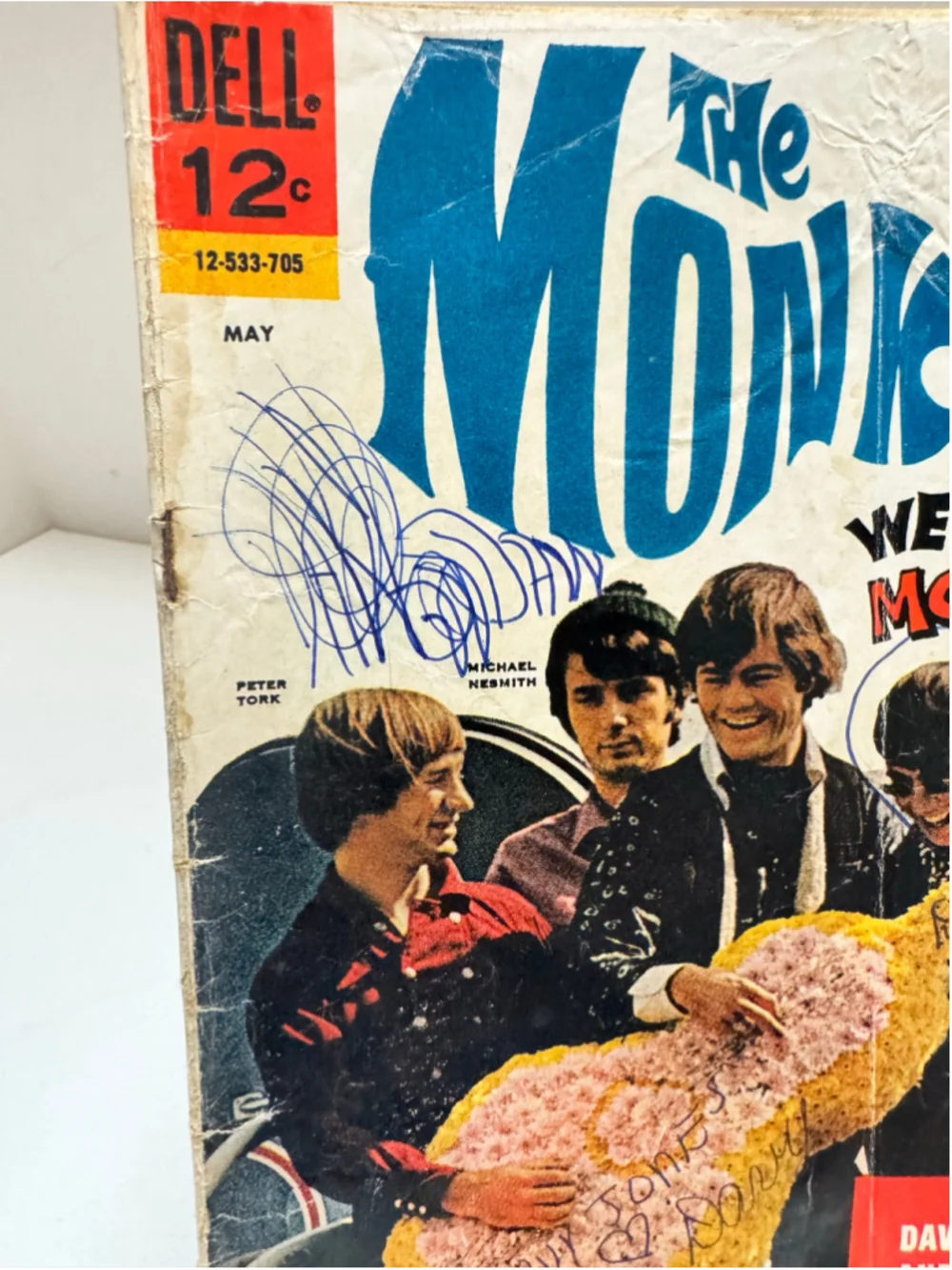 The Monkees #2 G Dell Comic 1967 photo cover